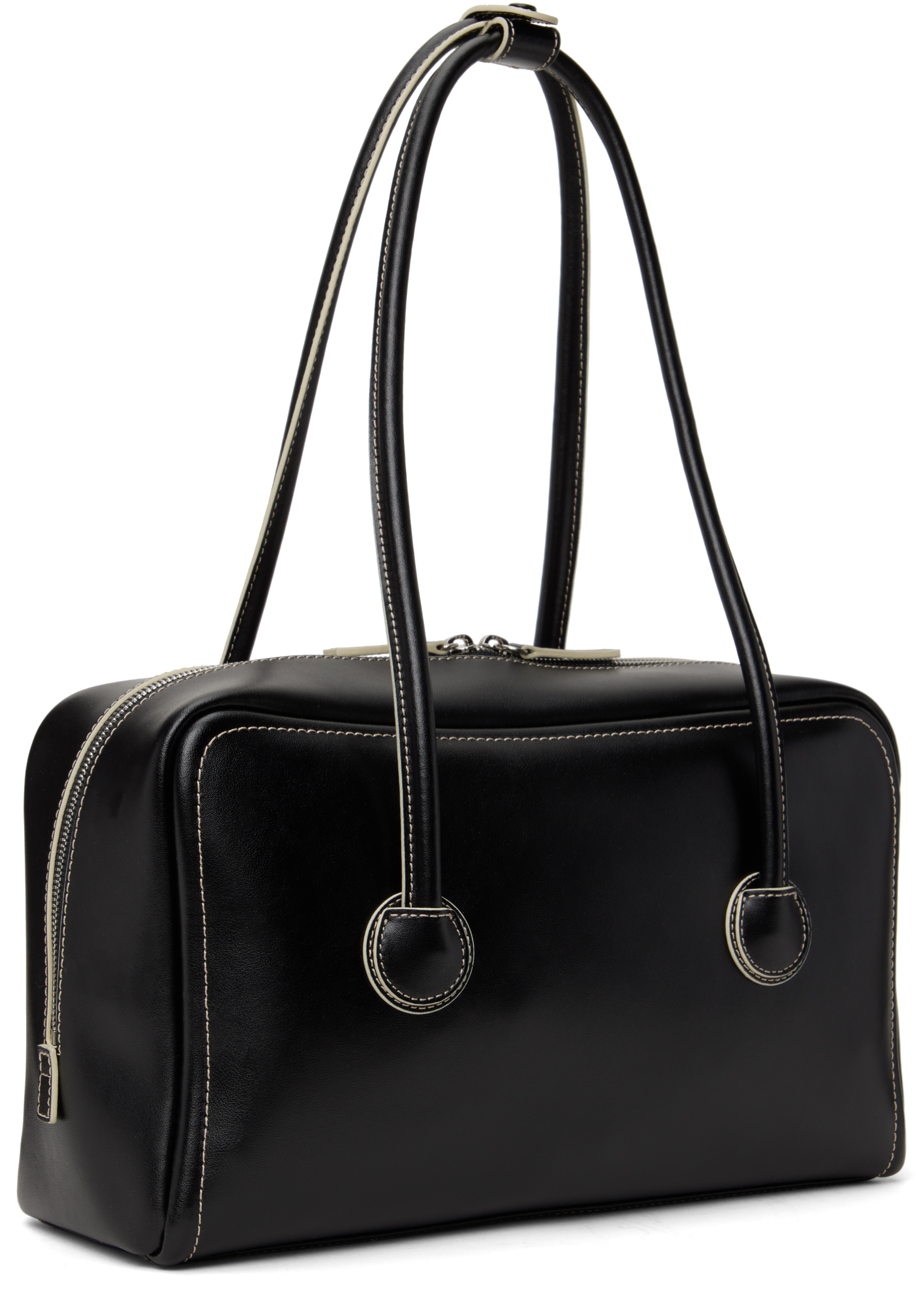MARGESHERWOOD Black Soft Boston Bag