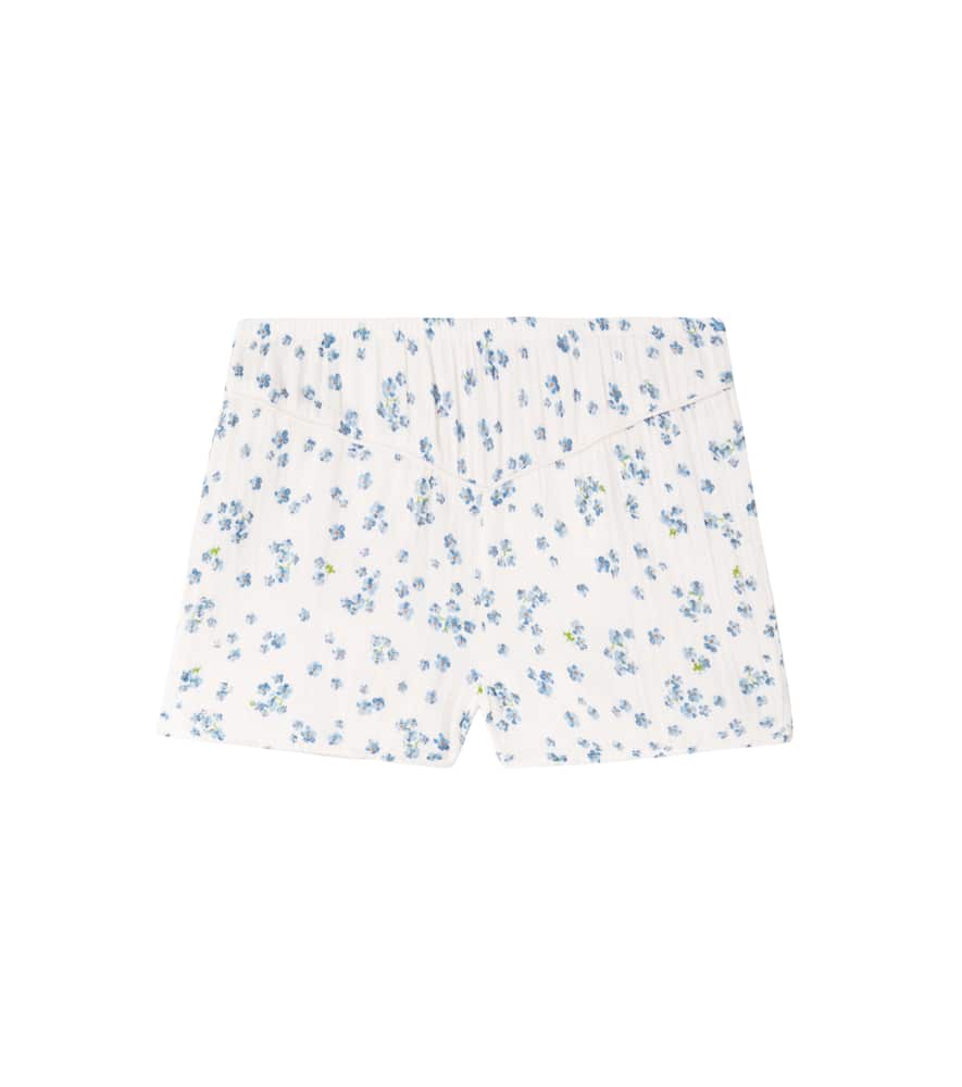 Konges Sløjd Mioblu floral cotton shorts