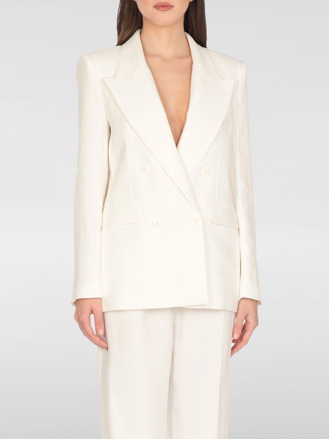 Blazer ELISABETTA FRANCHI Woman color Ivory