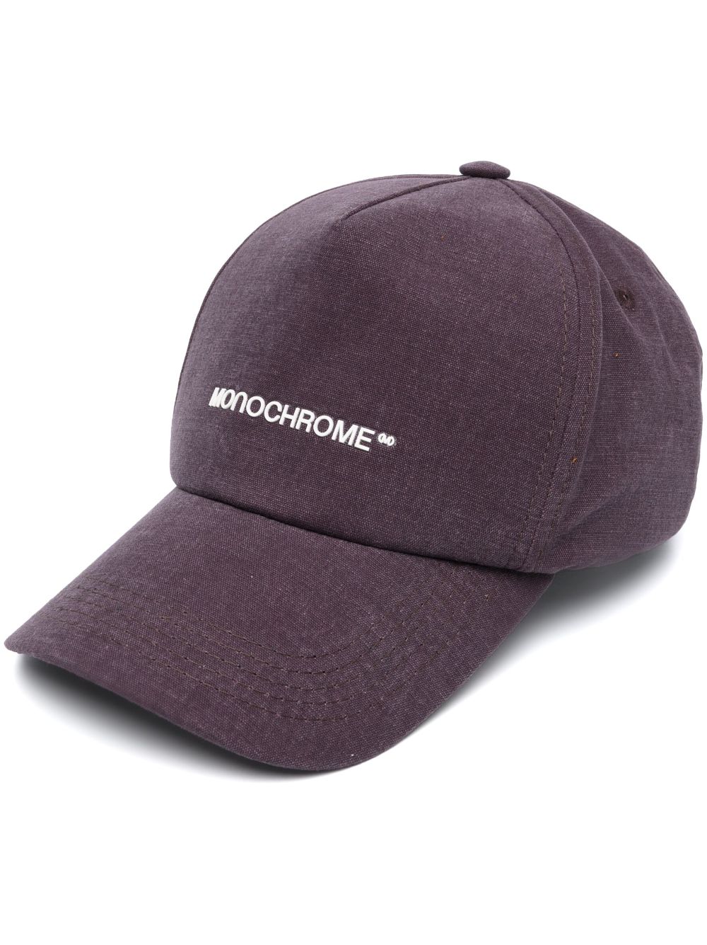 Logo-print cotton baseball cap - Red