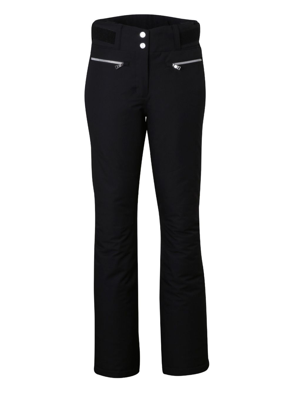 Zip-pocket ski trousers - Black