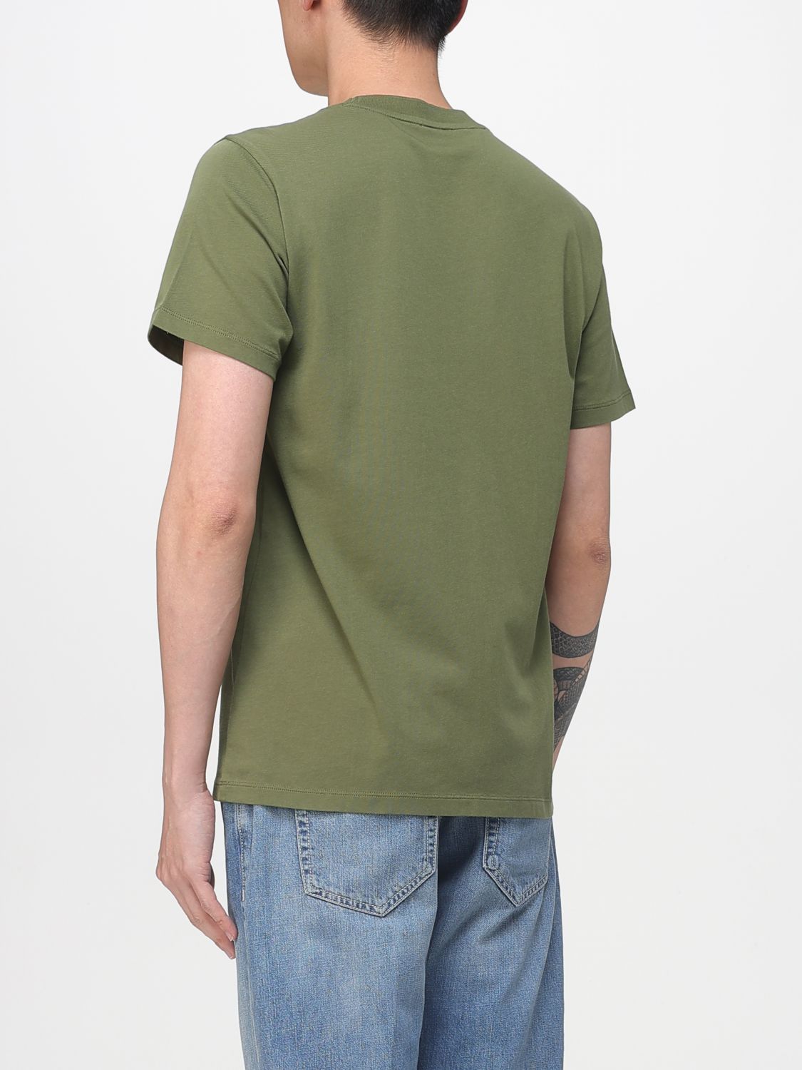 T-Shirt Men color Green