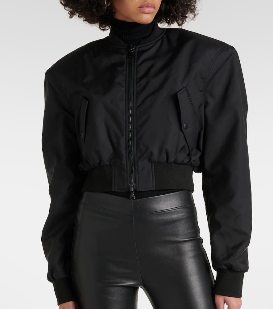 Wardrobe. NYC Cropped bomber jacket