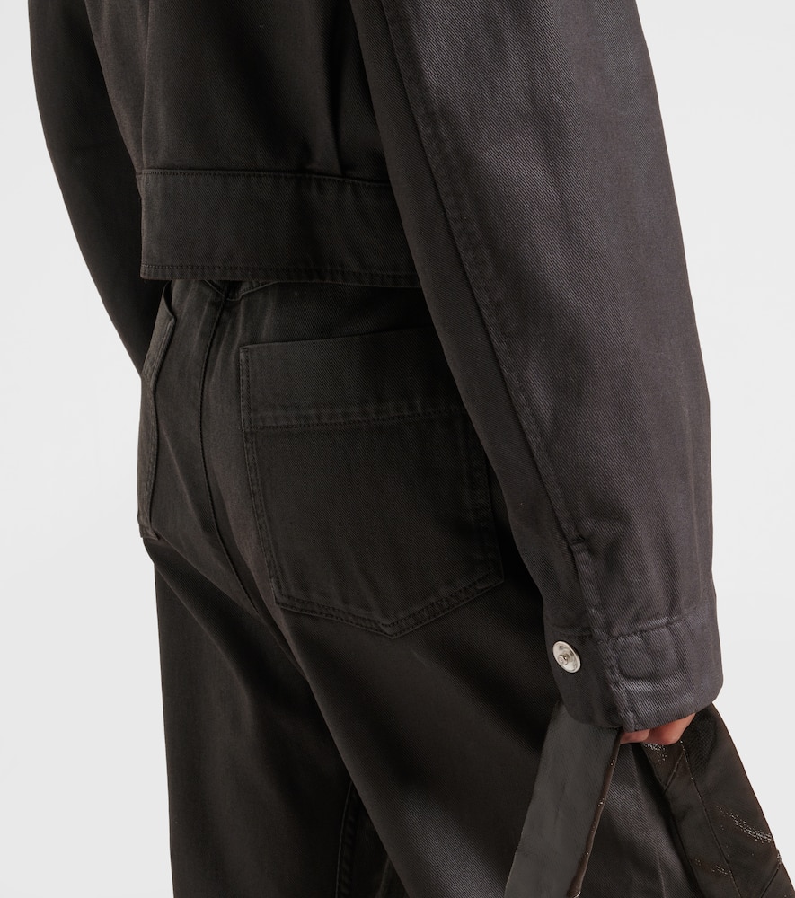 Cropped cotton jacket
