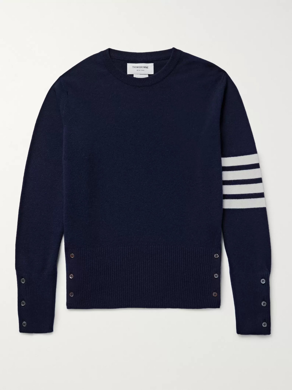 Men - Slim-Fit Striped Cashmere Sweater