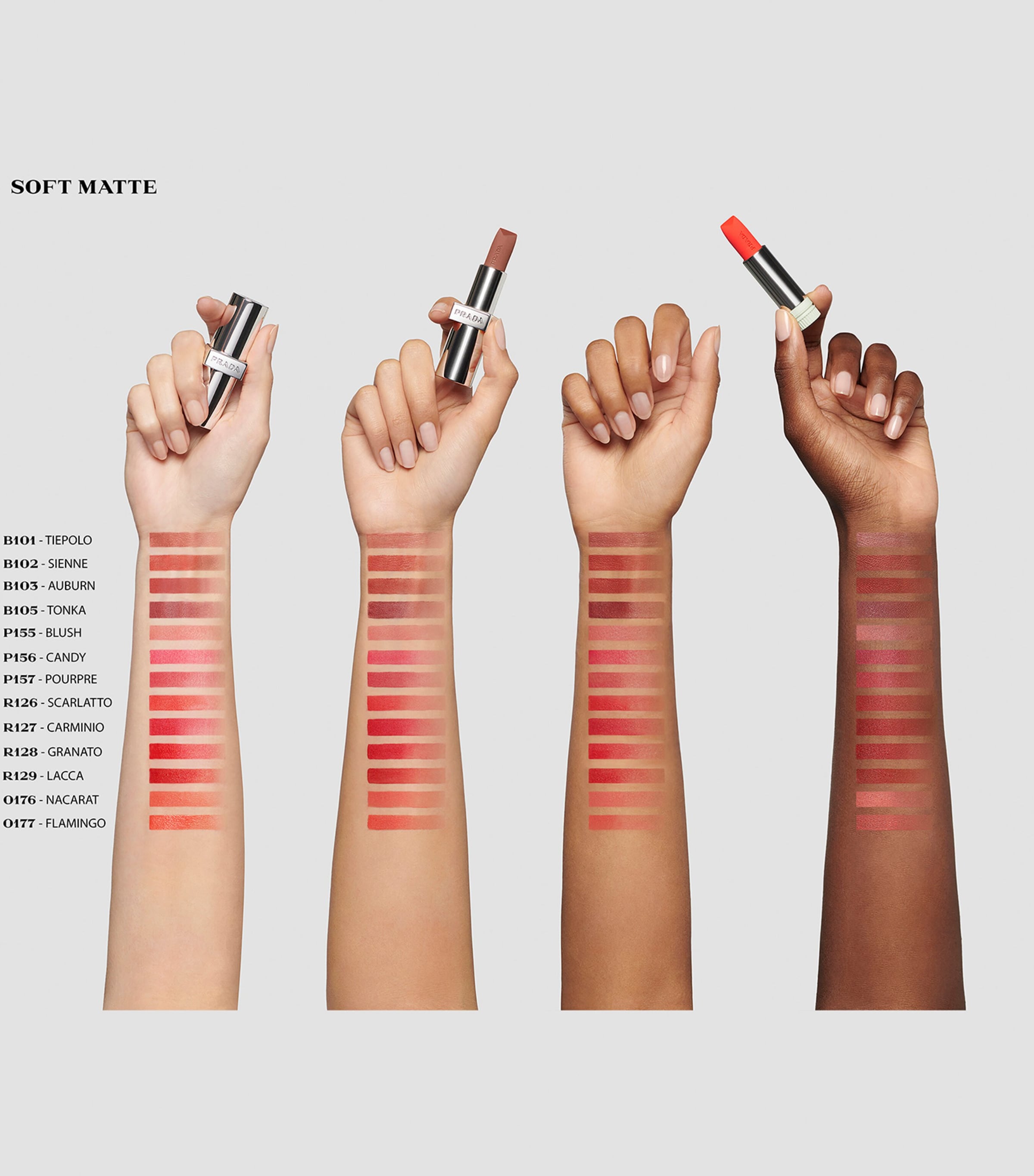 Prada Monochrome Soft Matte Lipstick - Refill
