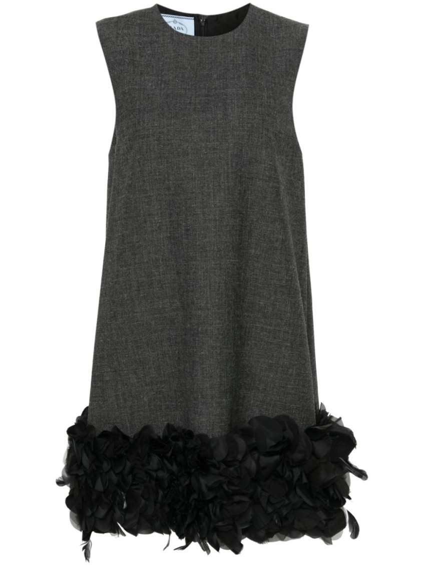 Crewneck Sleeveless Dress