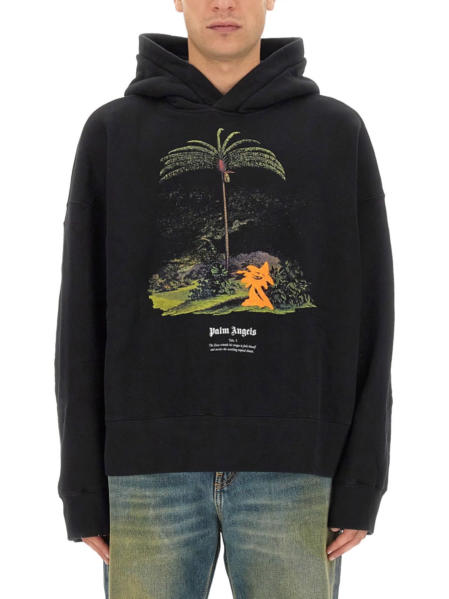 'Enzo From The Tropics' hoodie - Black