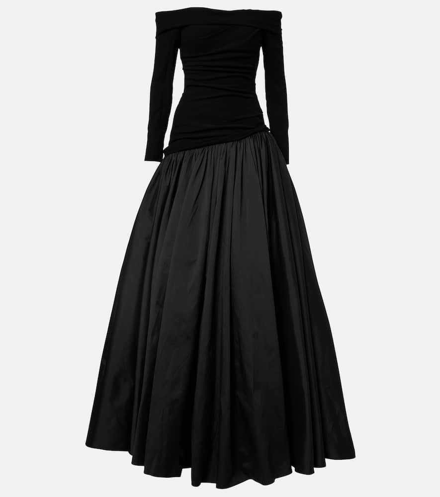 Draped gown