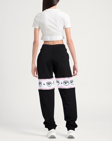 Woman Pants Black Size M Cotton