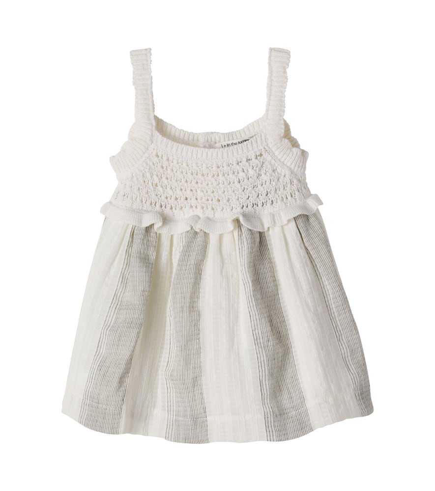 Baby Fontclara cotton and linen dress