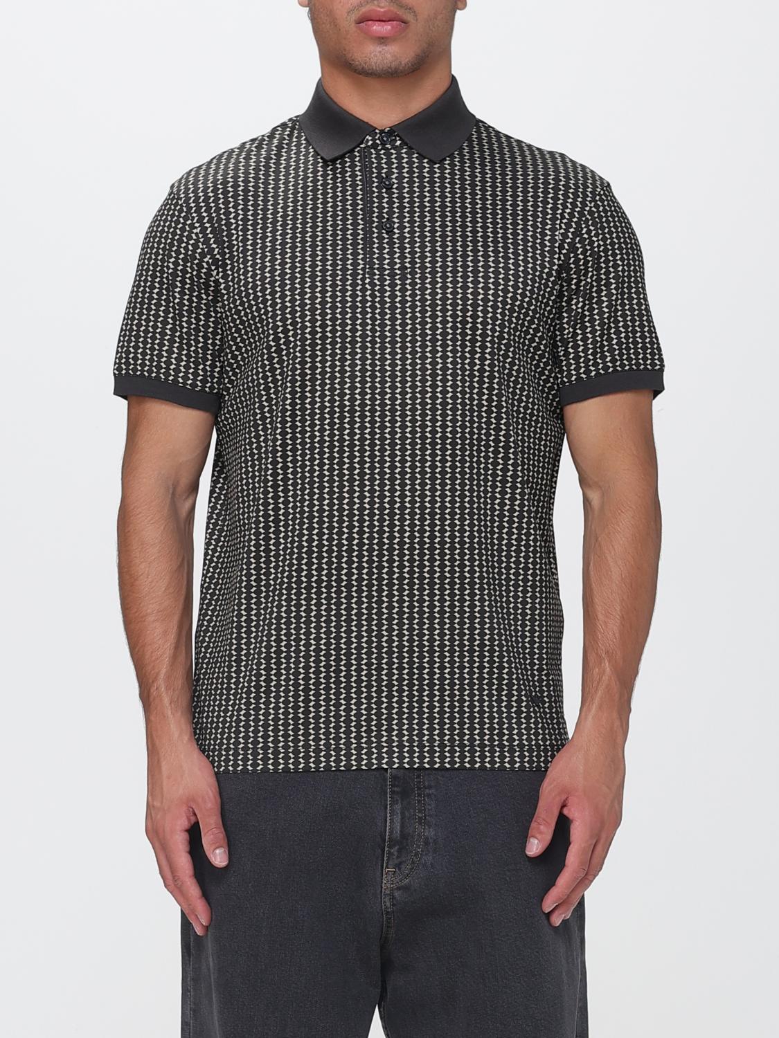 Polo Shirt Men color Black