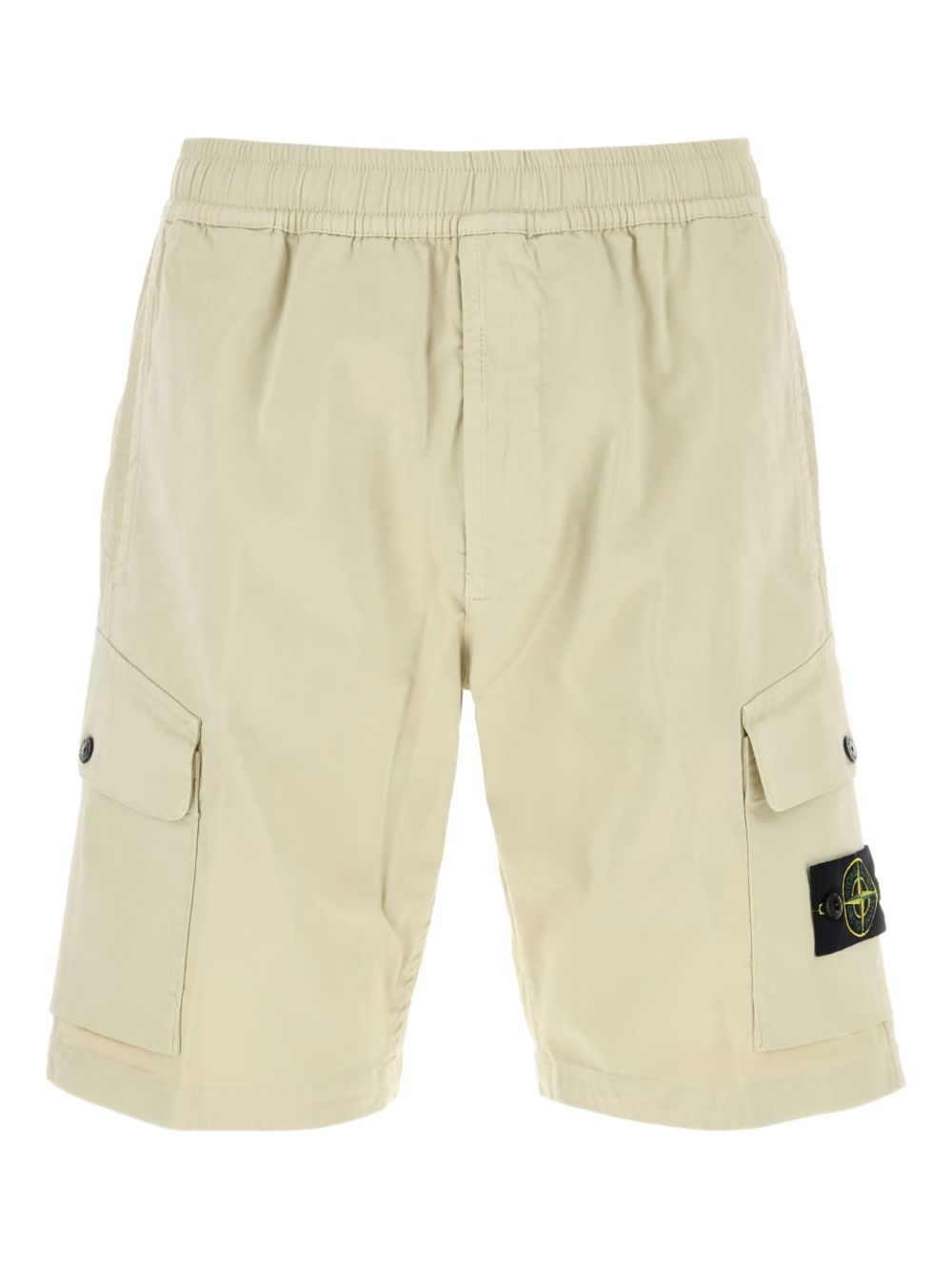 Compass-logo bermuda shorts - Neutrals