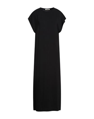 Woman Midi dress Black Size XS Rayon, Polyester, Elastane