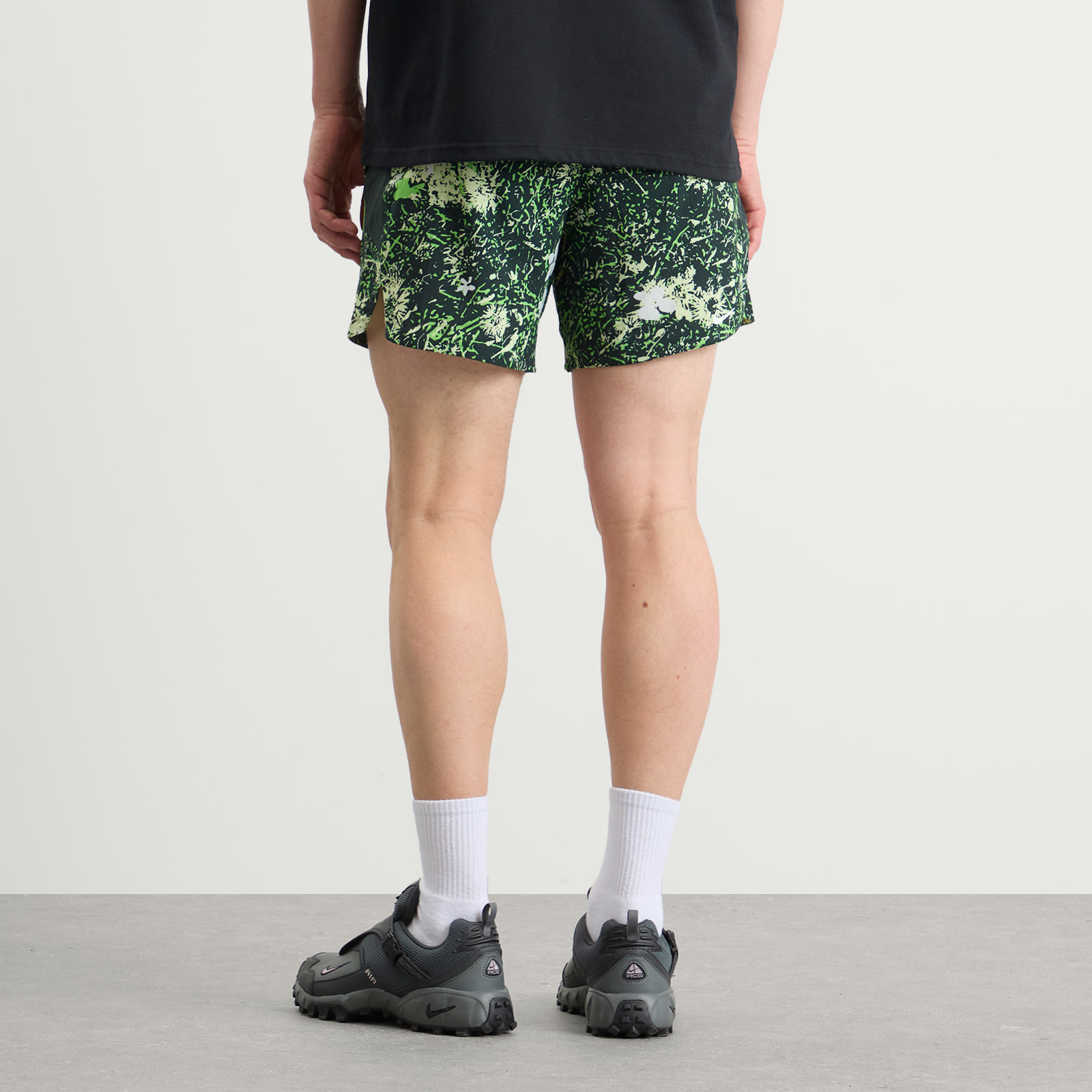 Men's ACG All Over Print Short Mean Green/Black Spruce/Summit White