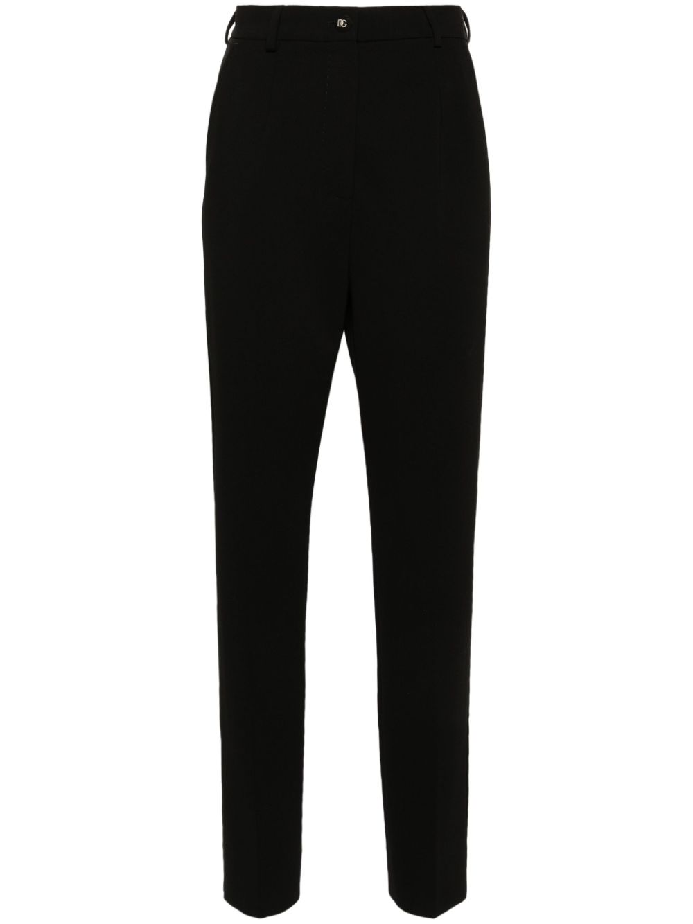 Tapered tailored trousers - Black