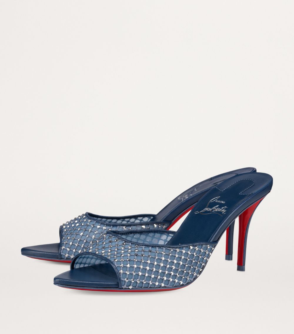 Apostropha Mesh Strass Mules 80