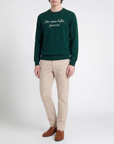 Vacanze Di Natale Man Sweater Dark green Size M Polyamide, Wool, Viscose, Cashmere