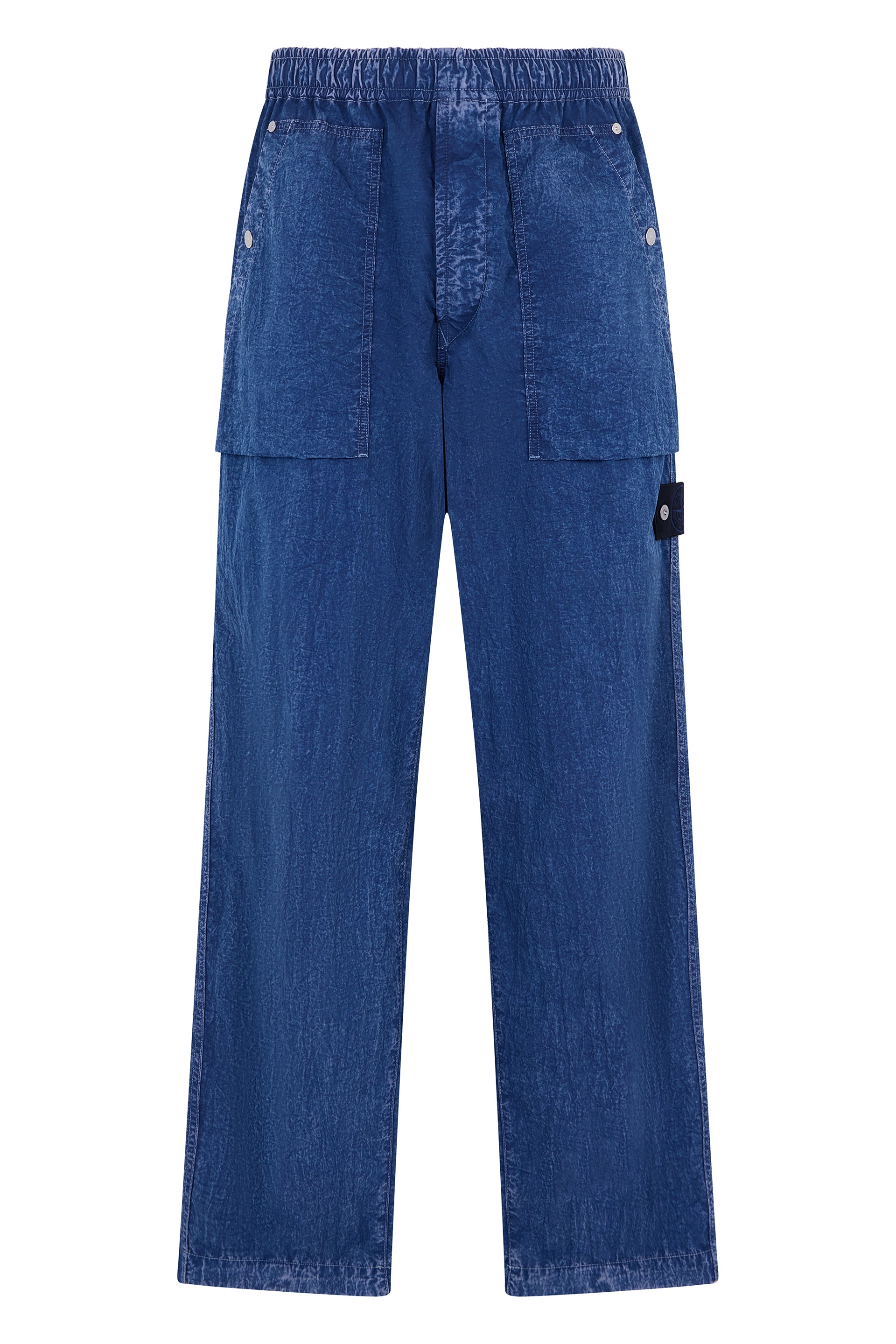 Technical Polyamide Trousers — Blue