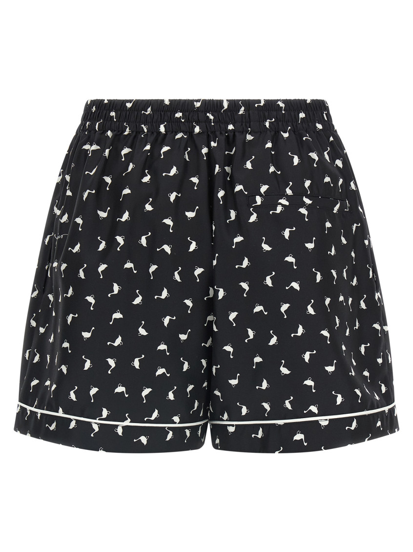 Moschino - oche shorts button piping back pocket