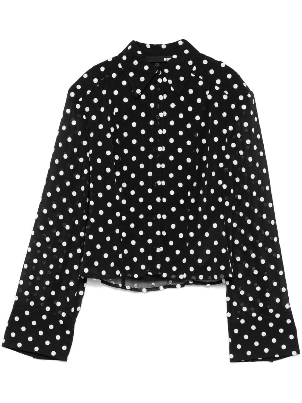 Chiffon shirt - Black
