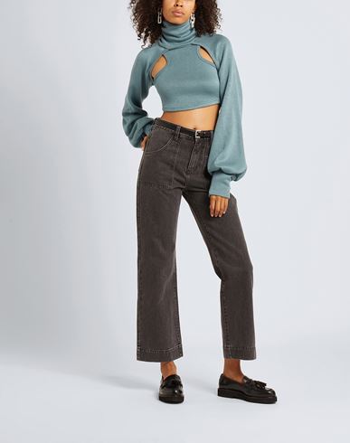 Knit Top Set Of 2 Woman Twin set Pastel blue Size L Viscose, Polyester, Polyamide