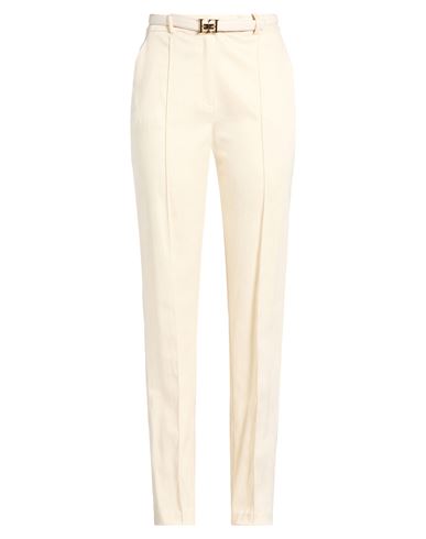 Woman Pants Ivory Size 6 Polyester, Polyamide, Elastane