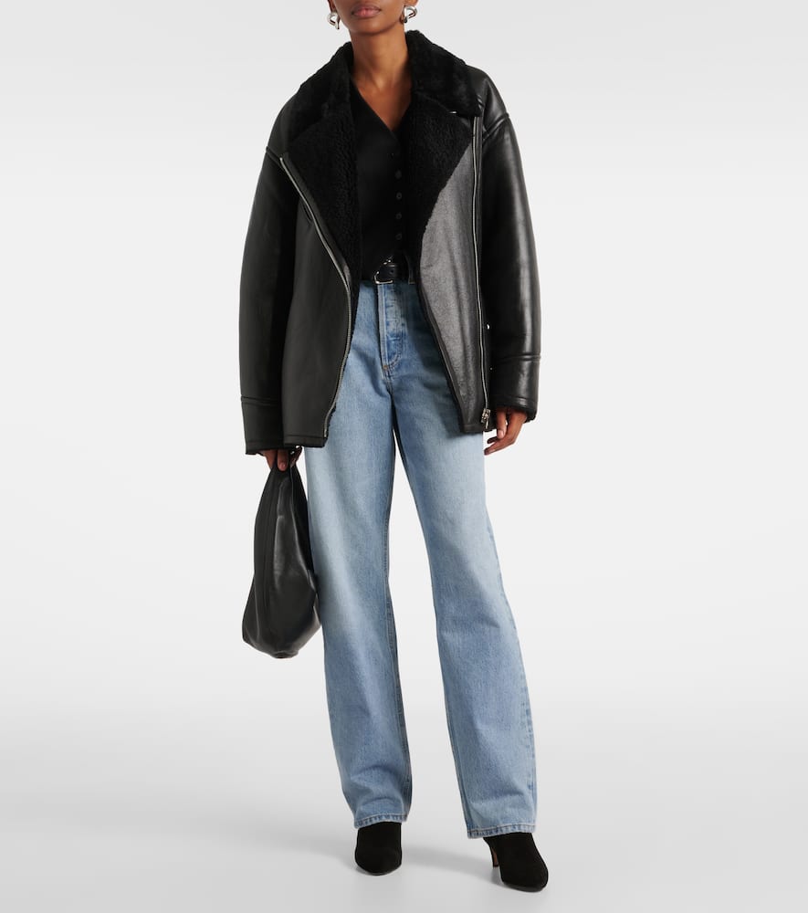 Kelly Jean high-rise straight jeans