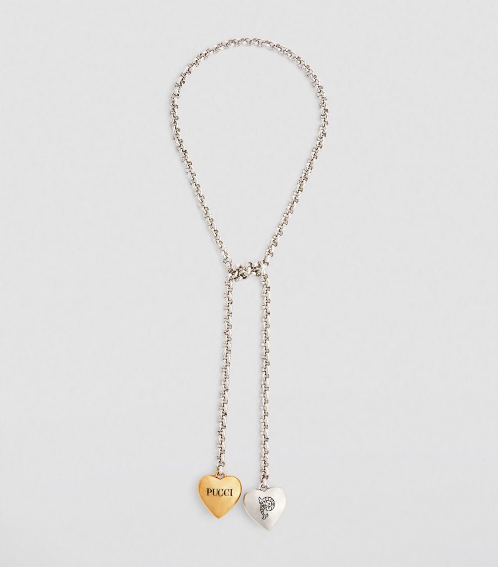 PUCCI Heart Charms Necklace