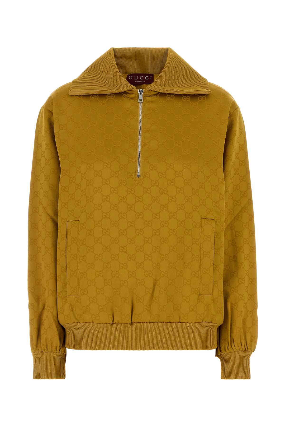 GG Monogram Viscose Blend Jacket — Yellow