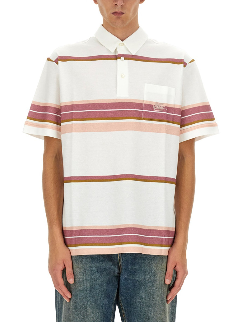Polo Shirt With Pegasus Embroidery