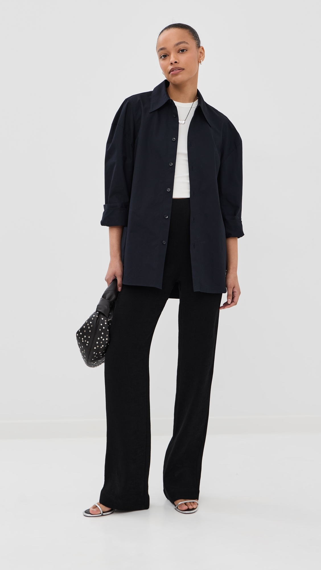 Viscose Plisse Corbit Pants Black
