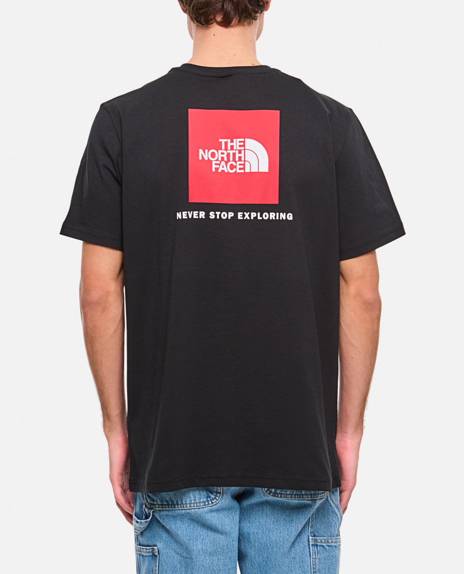 Black T-shirt With Logo Printed On The Front And Maxi Logo On The Back In Cotton Man