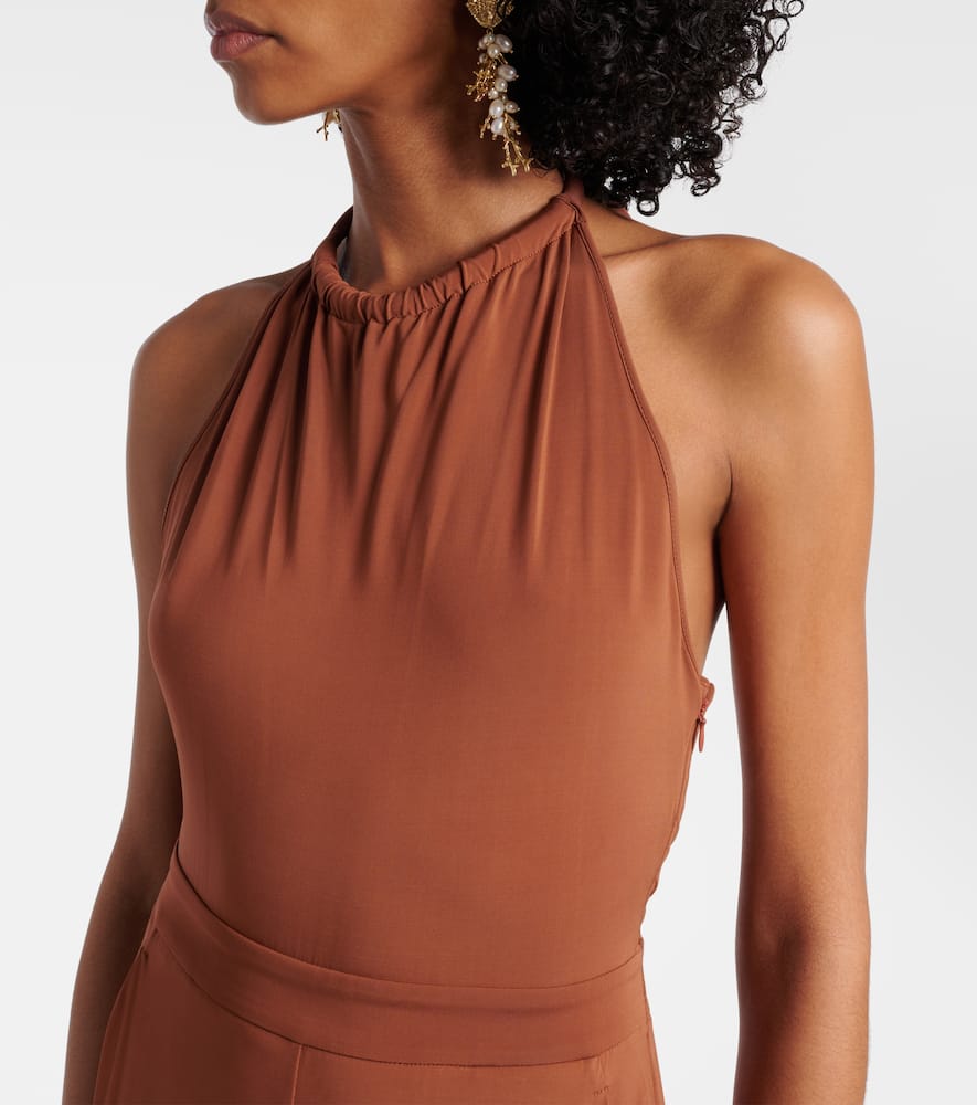 Parsec halterneck beach jumpsuit
