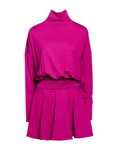 Woman Mini dress Mauve Size XXS Viscose, Elastane