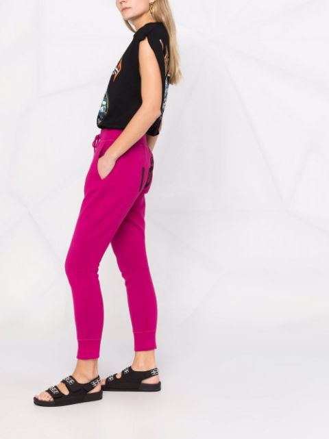 Icon-print track pants