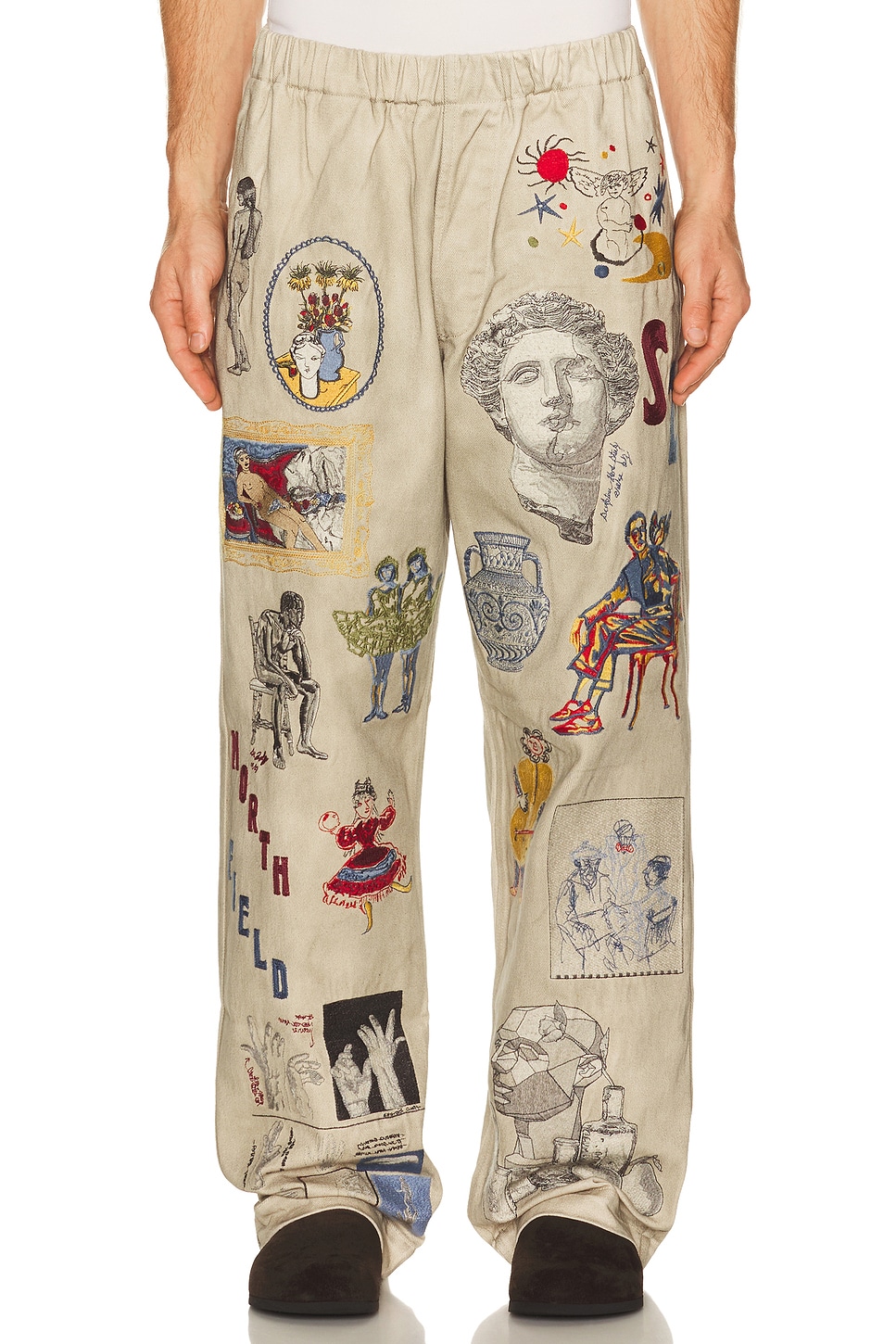 Samuel Zelig Northfield Pant in Smoke Grey - Beige. M also in L, S, XL/1X
