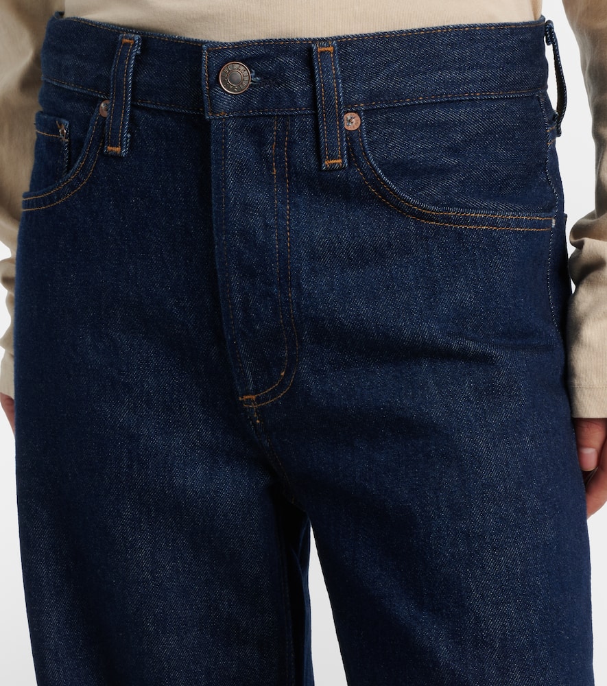 Arc mid-rise wide-leg jeans