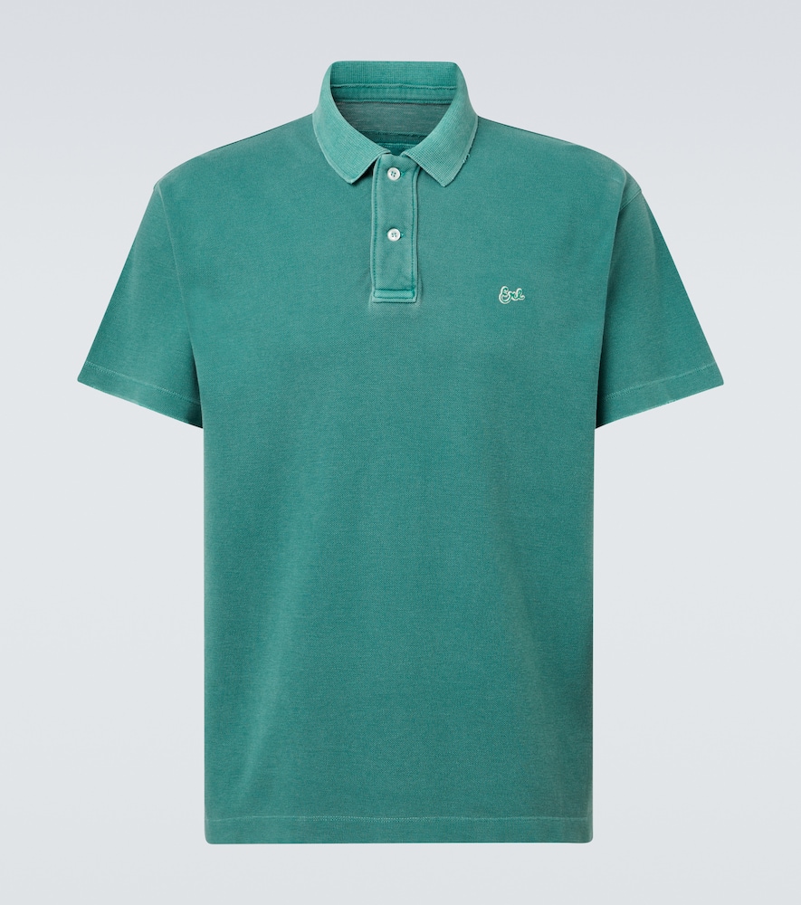 Logo cotton polo shirt