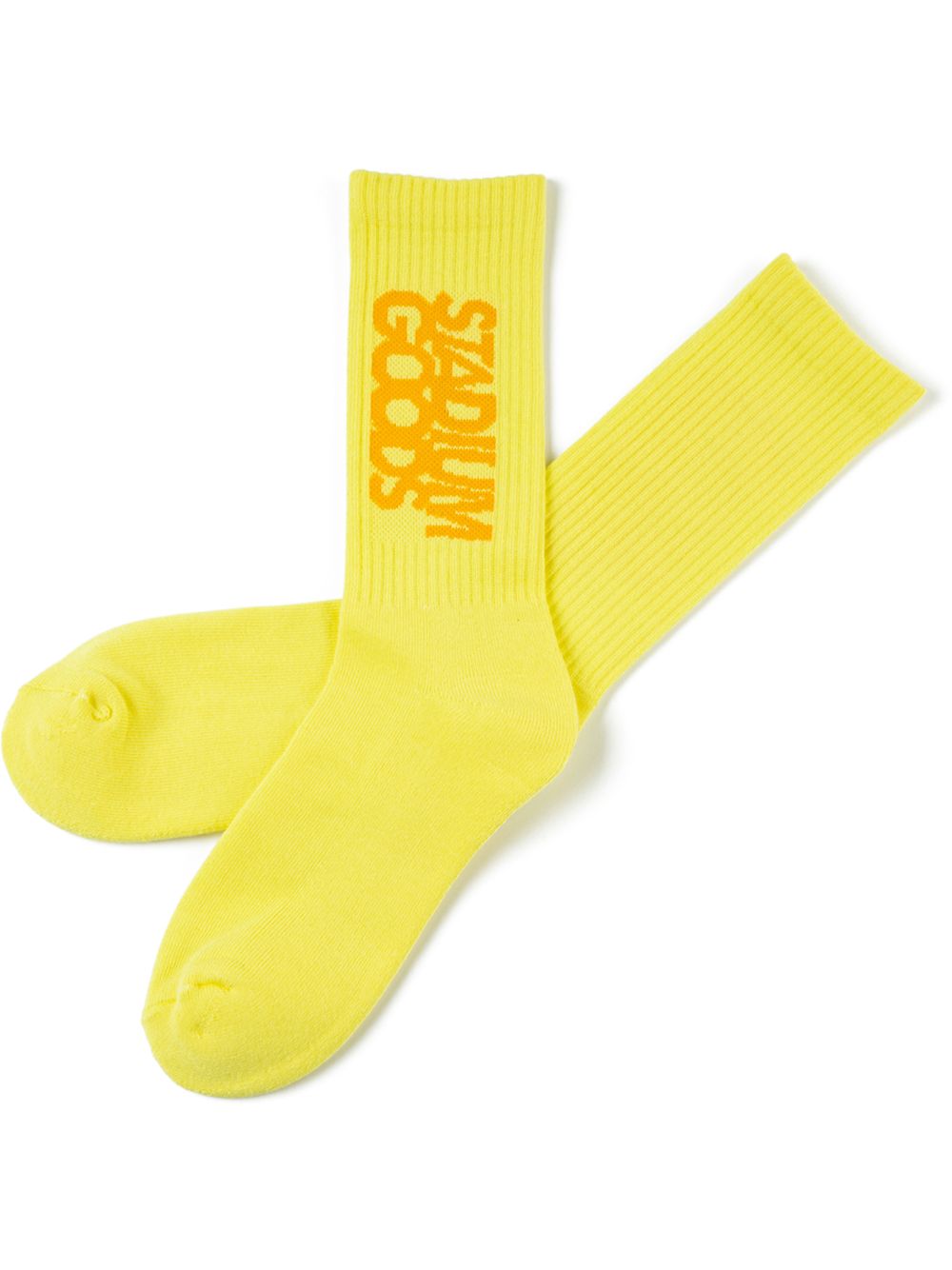 Logo "Marmalade" crew sock - Yellow