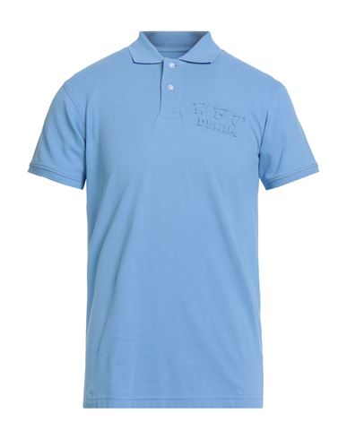 Jeans Man Polo shirt Light blue Size S Cotton