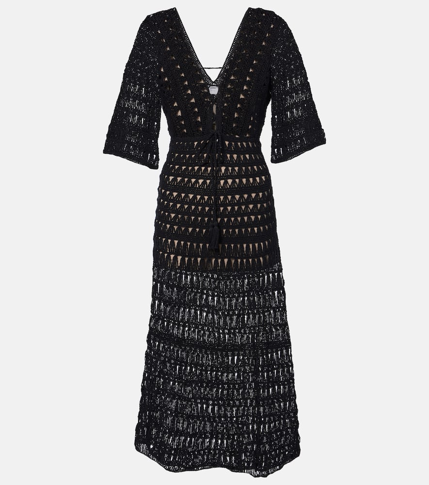 Marissa cotton crochet maxi dress