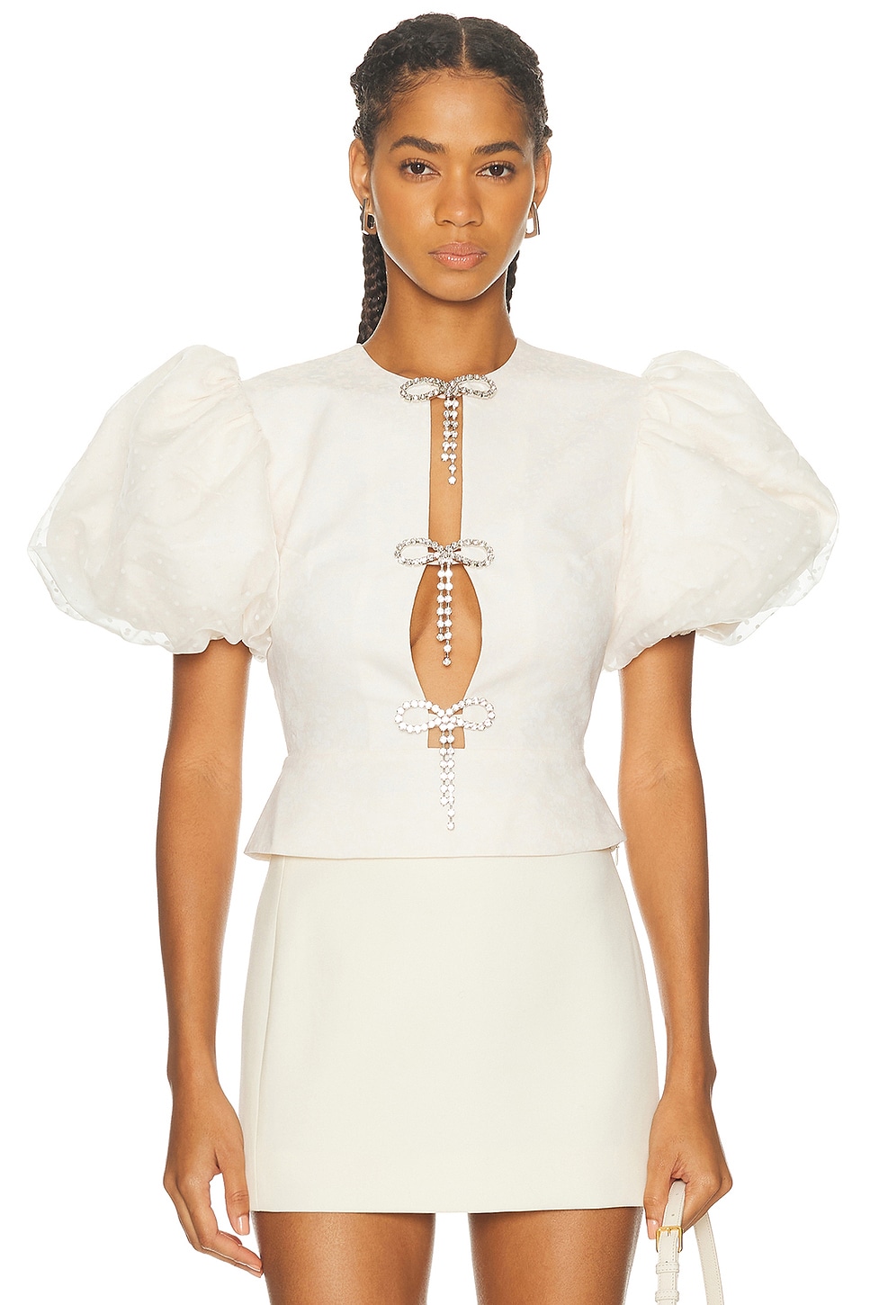 MARIANNA SENCHINA Meringue Top in Ivory