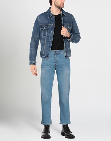 Man Jeans Blue Size 28 Cotton, Elastane