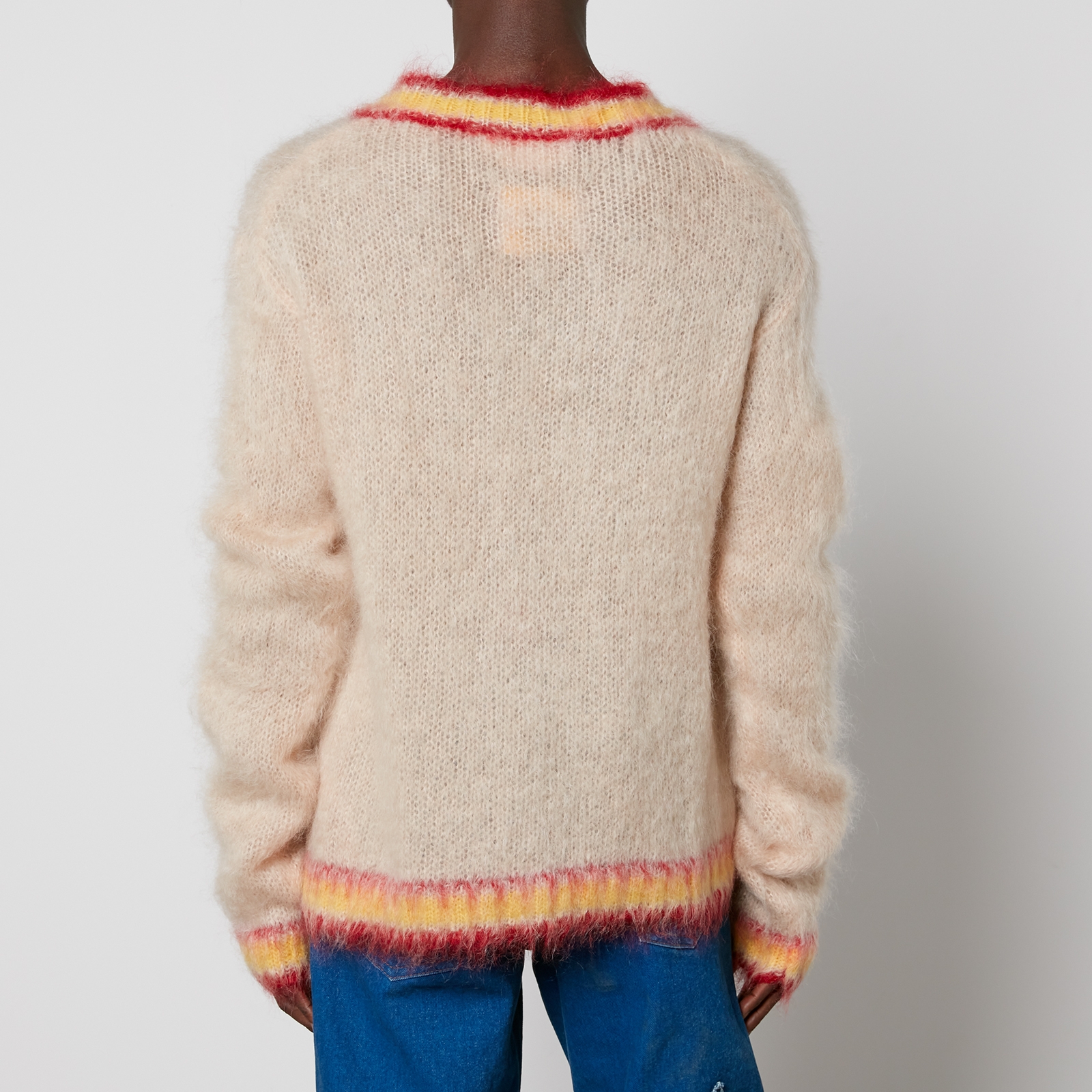 Marni V-Neck Mohair-Blend Jumper - IT 50/L