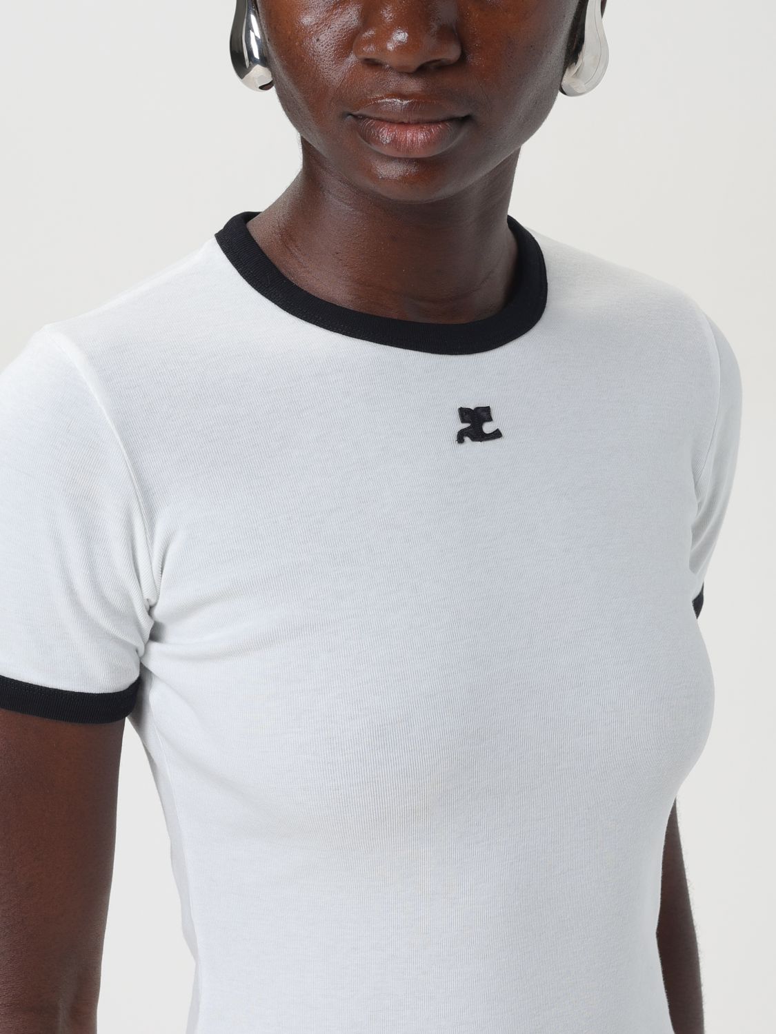 T-Shirt COURRÈGES Woman color White