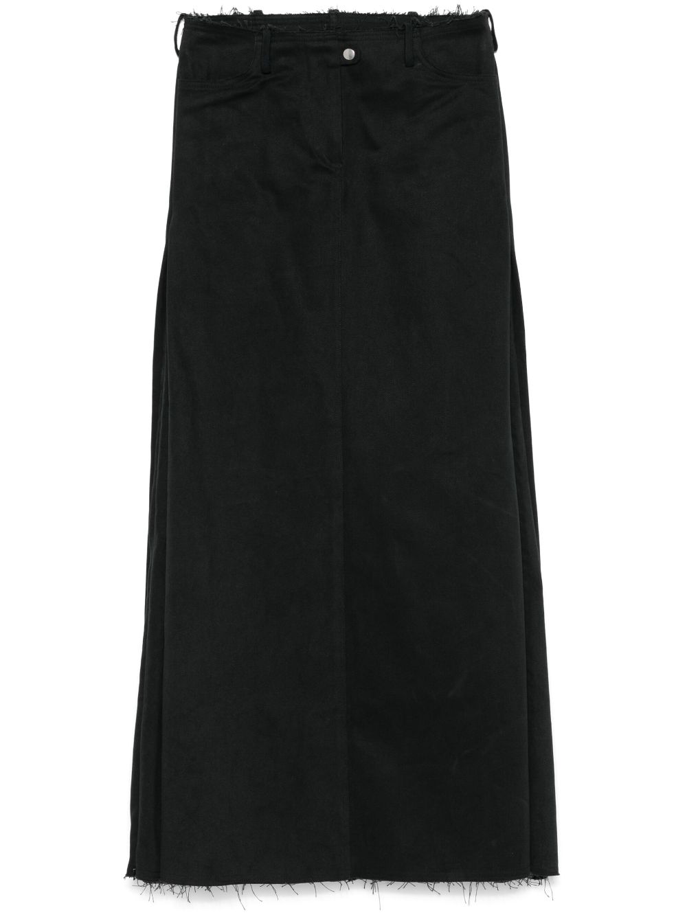 Fold maxi skirt - Black