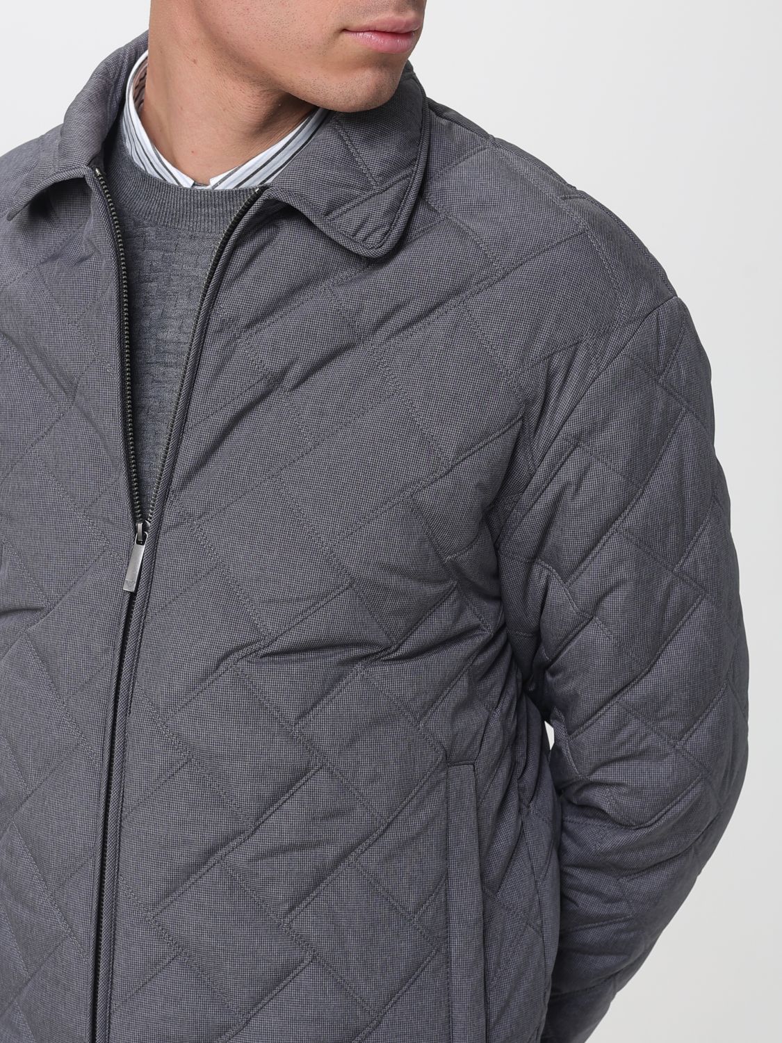 Jacket Men color Grey