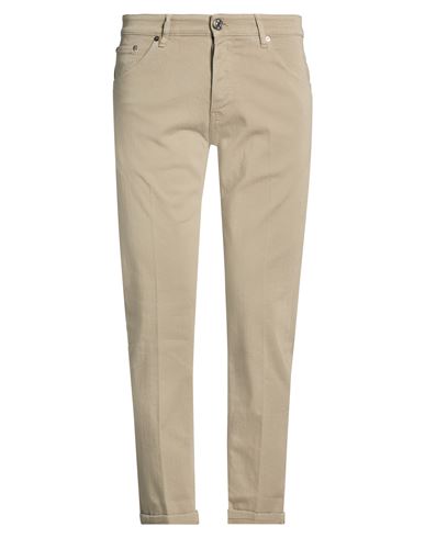 Man Jeans Sage green Size 30 Cotton, Elastane