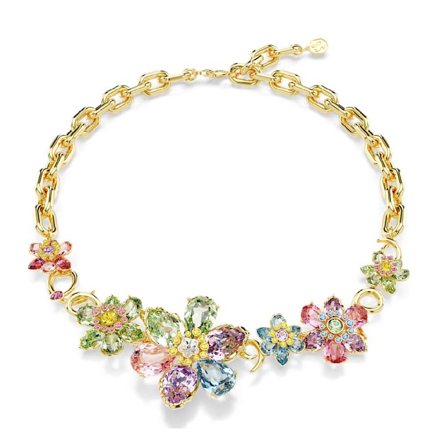 Idyllia Crystal Flower Necklace